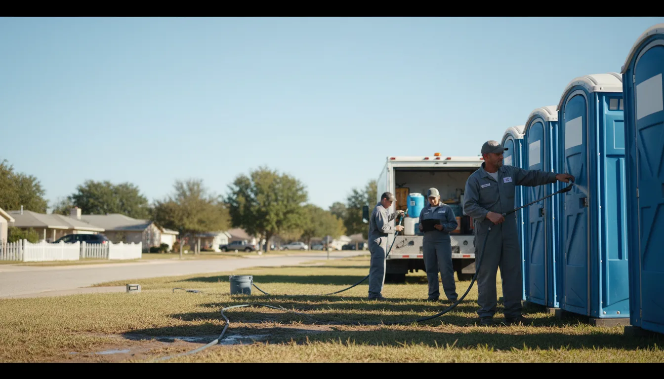 Long-Term Portable Toilet Rental in Roxana, IL near me